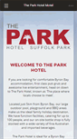Mobile Screenshot of parkhotelmotel.com